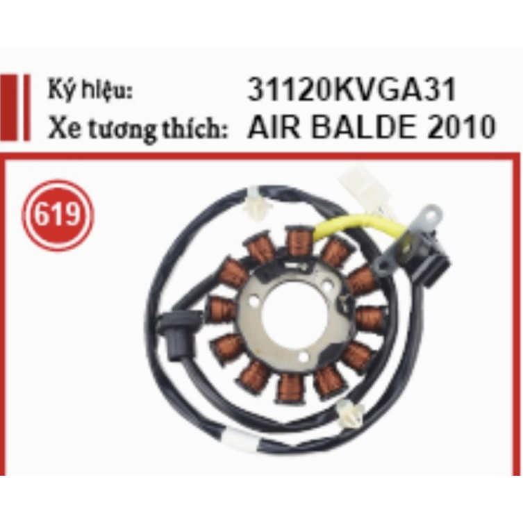 CUỘN DÂY MÁY PHÁT ĐIỆN XE AIRBLADE 2010