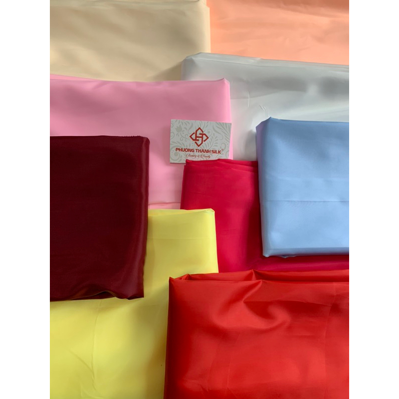Vải Lót AC bóng nhẹ, trơn láng, chuyên dùng lót đầm,váy,túi xách,balo,lót áo khoác,lót áo vest,lót dụng cụ,làm diều,..
