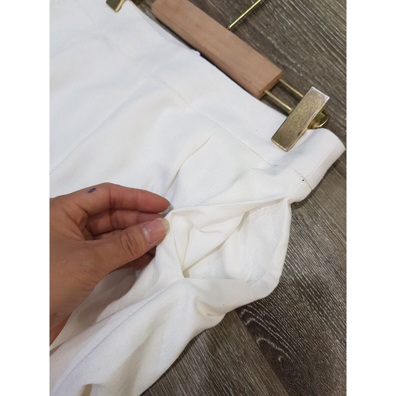 Set áo sẻ lưng có cúc + quần suông