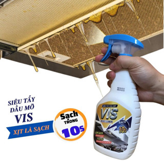 Tẩy dầu mỡ nhà bếp VIS 500ml, tẩy dầu mỡ xoong nồi, tẩy tấm lọc máy hút mùi, nhà bếp, tường gạch ốp, bồn rửa đa năng
