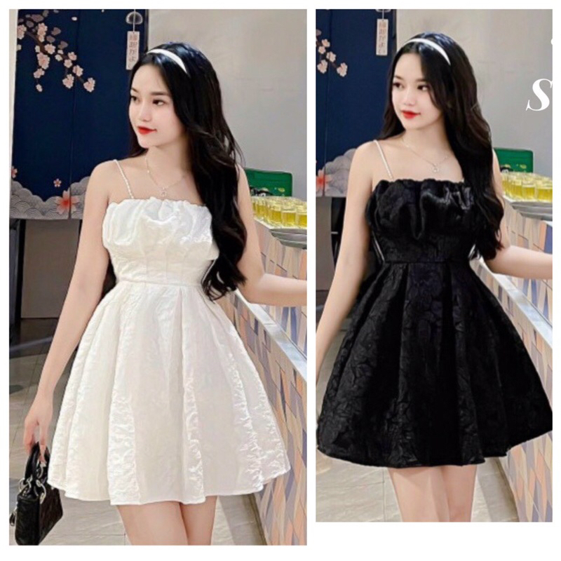 Đầm 2 Dây Cúp Có Mút Xốp dày MaM