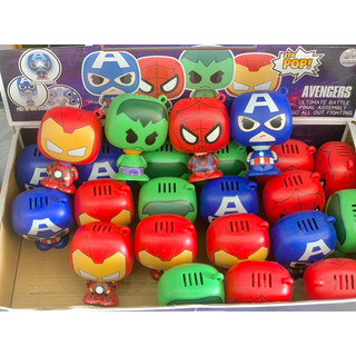 Đồ chơi mô hình Siêu nhân chibi có đèn, cổ kéo dài được