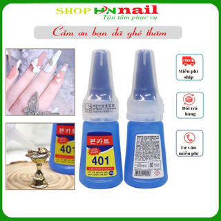 Keo 401 gắn móng 20 gam hỗ trợ làm đẹp nail spa shop hnnail