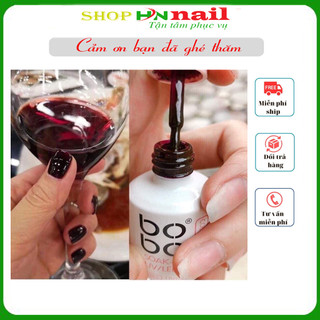 Sơn Gel Thạch Bobo màu rượu vang chăm sóc trang trí móng làm đẹp nail [ Sơn Móng Tay] shop Hnnail