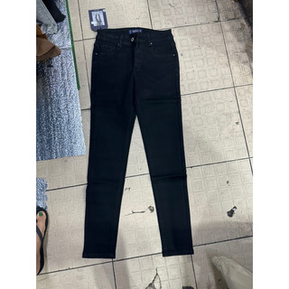 Quần jeans lưng vừa xuất khẩu