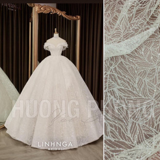 Vải kim tuyến kim sa 548c