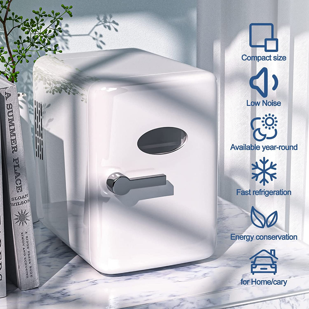 Tủ Lạnh Mini 4L Cho Xe Hơi Văn Phòng Tại Nhà bảo quản mỹ phẩm