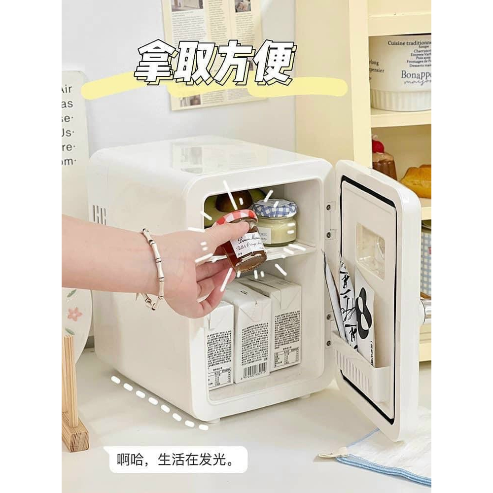 Tủ Lạnh Mini 4L Cho Xe Hơi Văn Phòng Tại Nhà bảo quản mỹ phẩm