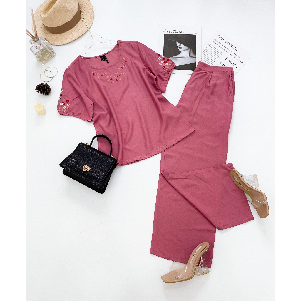 BỘ DÀI THÊU TAY PHỒNG CHẤT TOLE LANH HÀNG VNXK