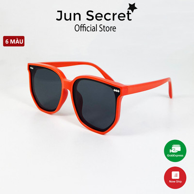 Kính mát bé cao cấp Jun Secret gọng dẻo xịn, chống chói, chống tia UV dành cho bé từ 3-12 tuổi J7055