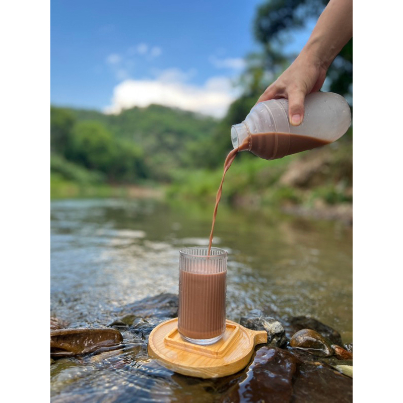 400G Milk hạt Cacao pha Uống liền Lá Mori