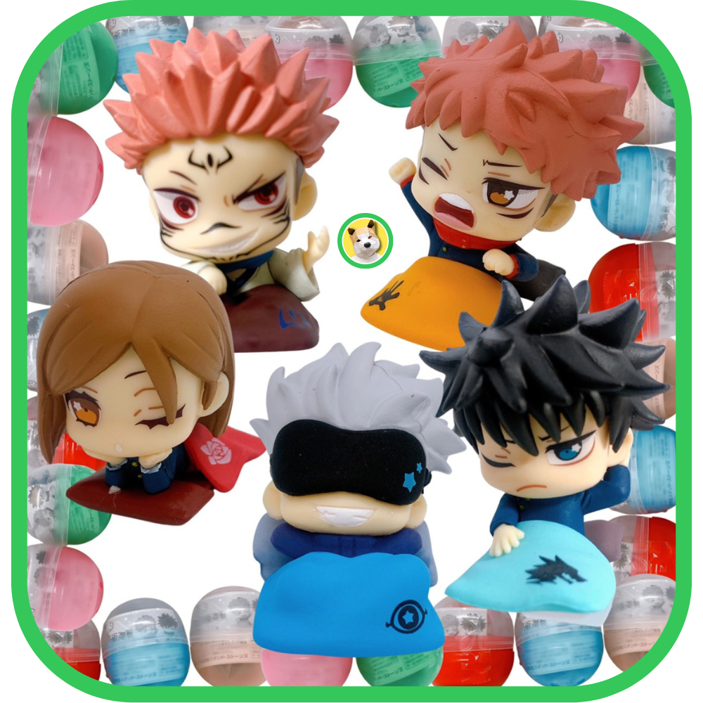 Mô hình Jujutsu Kaisen JJK trứng Gacha Onemutan chính hãng Sleepy Chibi Chú Thuật Hồi Chiến Stastos Beocaz Chính Hãng