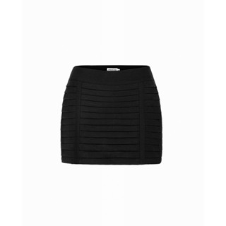 ITSCICICO - Chân váy DEMI đen xếp ly tầng