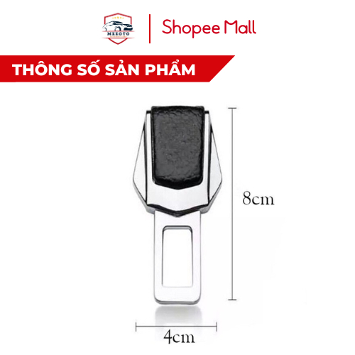 Chốt Cài Dây An Toàn Ô TÔ Full Logo Các Hãng Xe Cao Cấp MEEOTO