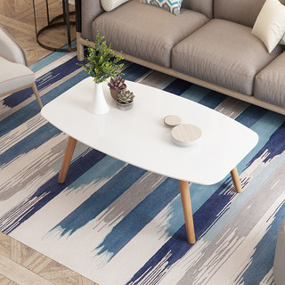 Bàn trà sofa cafe bàn ăn bệt chân gỗ decor phòng kiểu Hàn thương hiệu IGA- GP101.01