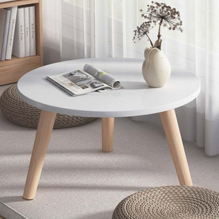 Bàn tròn bệt bàn ăn thông minh cao 30cm decor phòng kiểu Hàn thương hiệu IGA- GP74