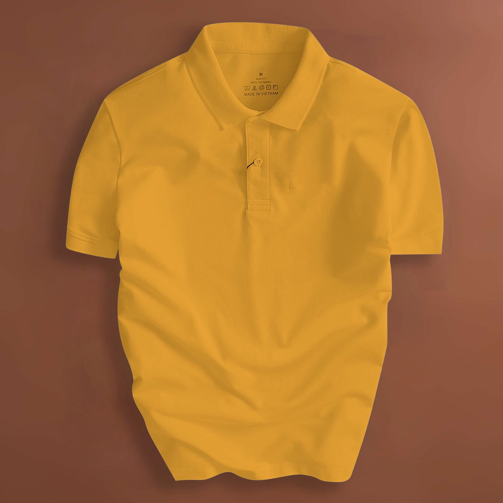 Áo Polo Cổ Bẻ Trơn Basic Nam Vải Cá Sấu Cotton Cao Cấp Chuẩn Form