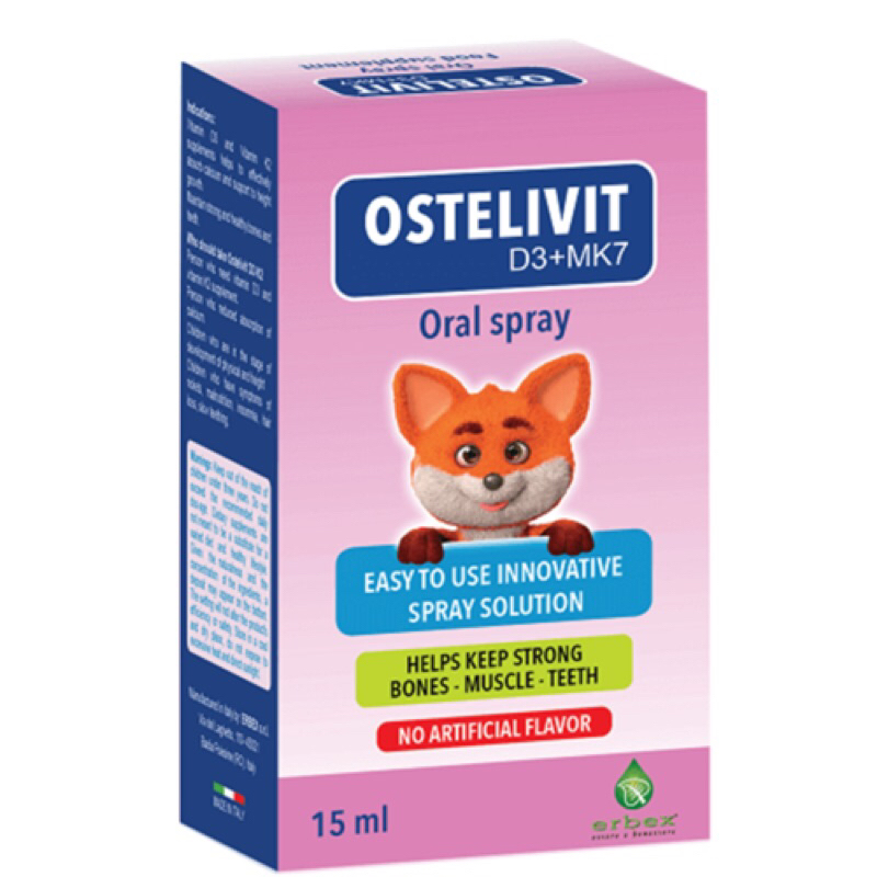 Ostelivit D3+MK7 – Xịt Vitamin D3+K2