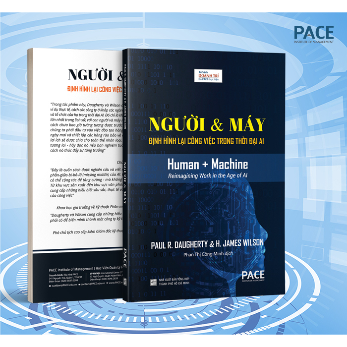 Sách PACE Books - Người & Máy : Định Hình Lại Công Việc Trong Thời Đại AI (Human + Machine)