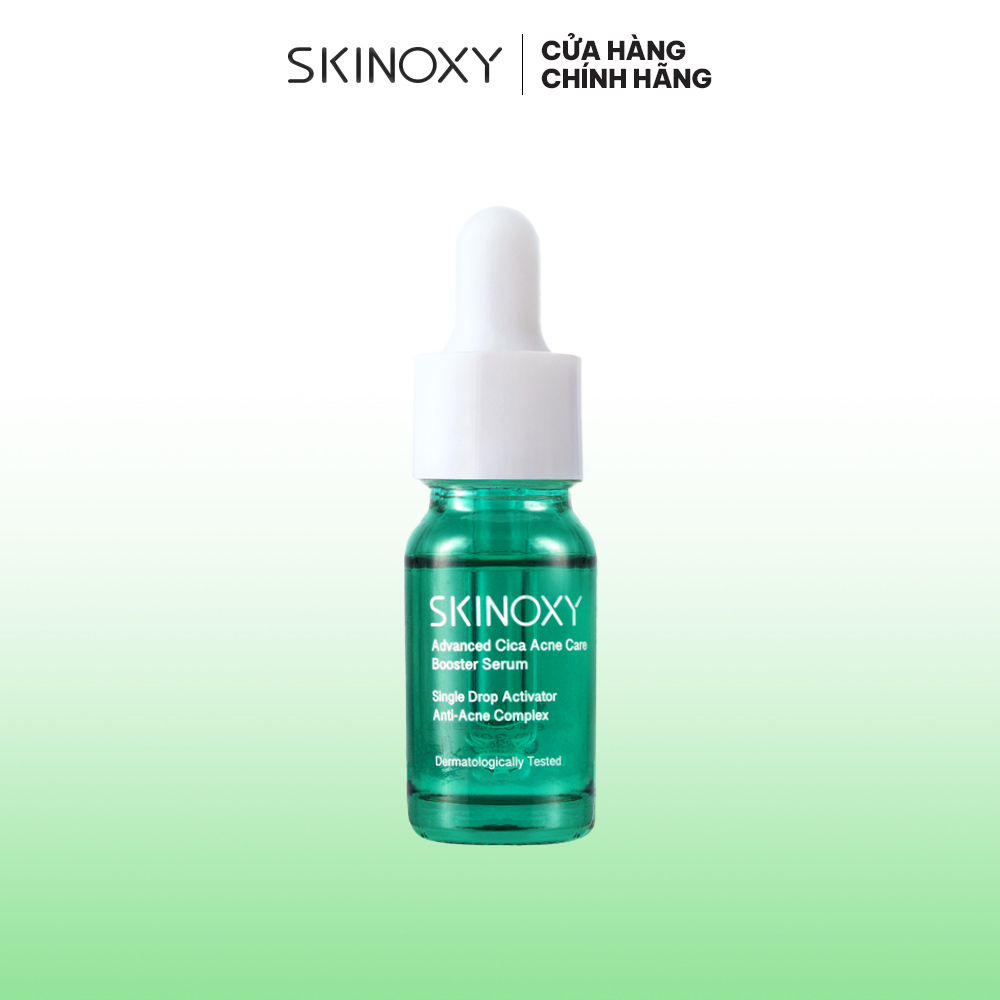 Tinh chất giúp làm dịu da chiết xuất rau má – Vitamin B3 Skinoxy Cica Acne Defense Intensive Serum - 9 ml
