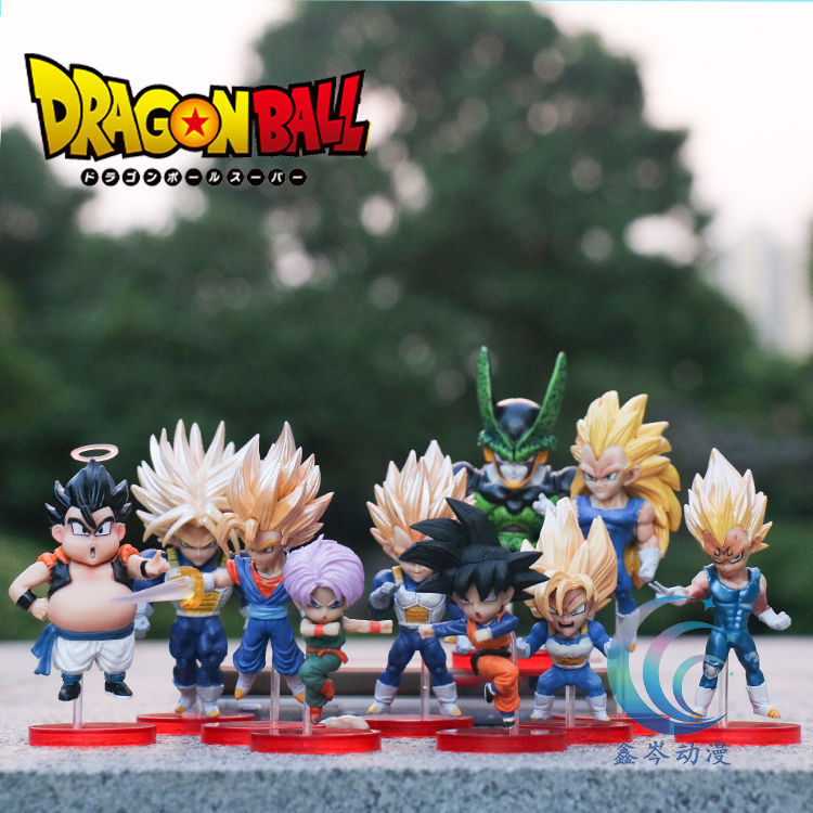 Mô hình Dragon Ball, WCF, 7-13cm ,Cell, Vegeta, Vegeta ss3, Gotenks béo, Vegito, Majin Vegeta, Trunks