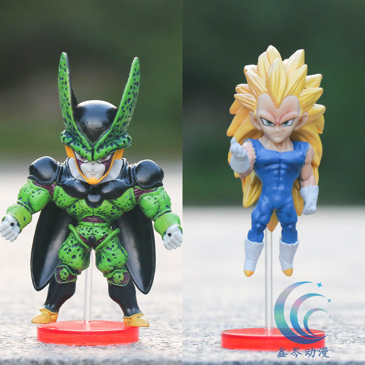 Mô hình Dragon Ball, WCF, 7-13cm ,Cell, Vegeta, Vegeta ss3, Gotenks béo, Vegito, Majin Vegeta, Trunks
