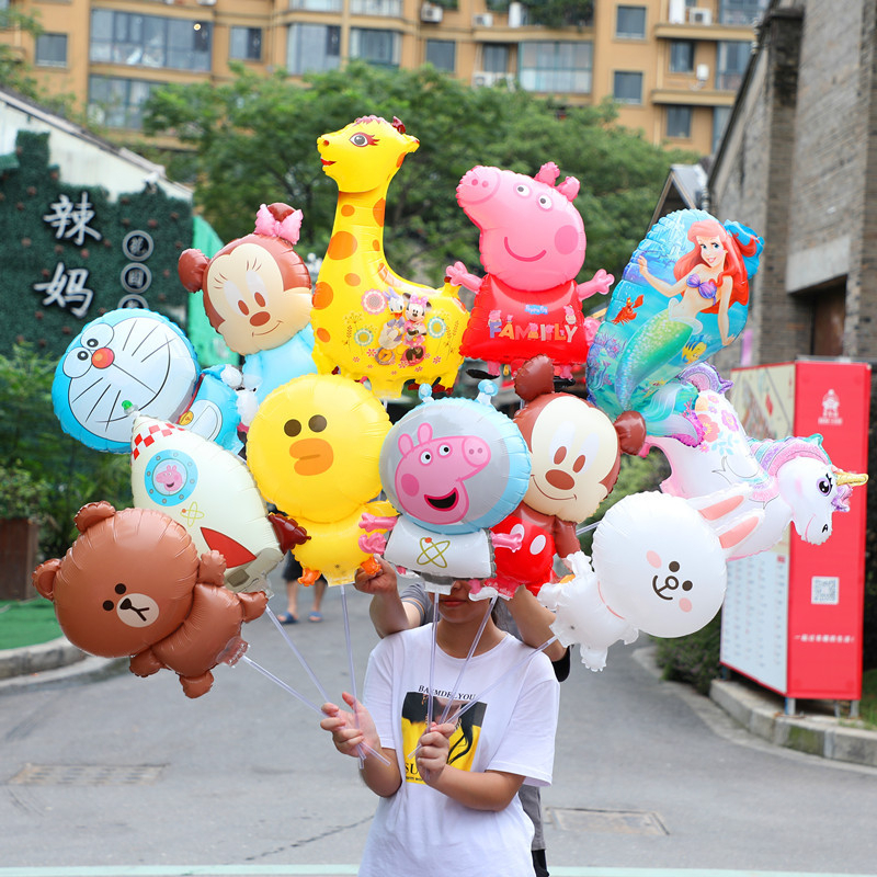 Bóng Hình Thú Size Lớn,Size 59 - 63  Bóng có nẹp sẵn bơm là xong ko cần