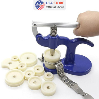 Dụng cụ ép đáy đồng hồ xanh k5 chất liệu cao cấp - tay inox chắc chắn - phụ kiện đồng hồ