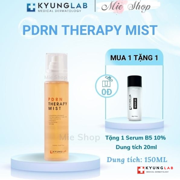 Xịt khoáng , Xịt khoáng tế bào gốc Kyung Lab PDRN làm dịu da tức thì dưỡng trắng, thải độc,se khít lỗ chân lông ngừa mụn