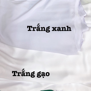 (Sale) Vải áo dài trắng học sinh Lụa Lạnh mềm mát co giãn