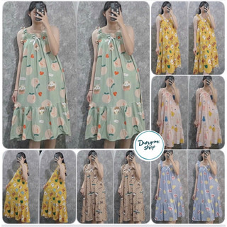 Váy lanh lụa chun ngực 40 - 65kg, váy bigsize, đầm bầu mặc nhà