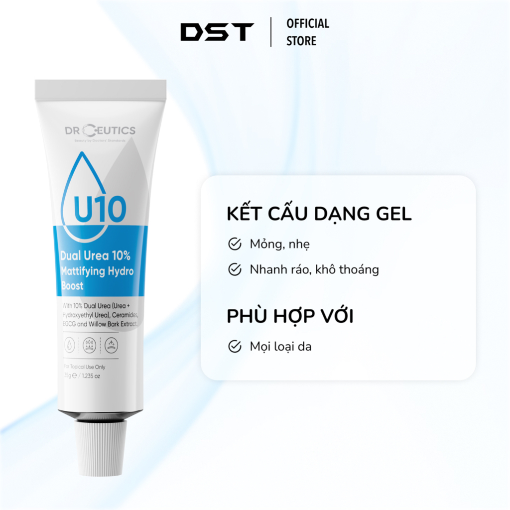 DRCEUTICS Dưỡng Ẩm Và Phục Hồi Da Dual Urea 5%, Dual Urea 10%, Dual Urea 15%