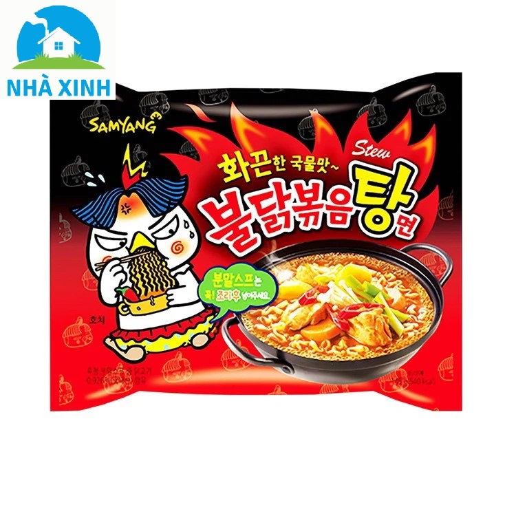 Lốc 5 Gói Mì Gà Cay Samyang Hàn Quốc 145g