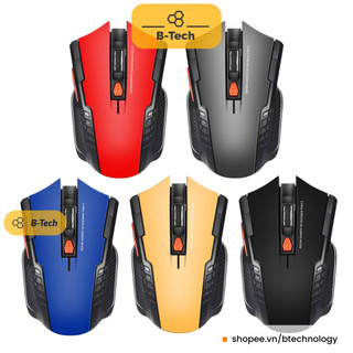 Chuột không dây wireless w224a nhiều màu sắc, gamming, dùng cho laptop, pc, 2.4g - b-tech, btech