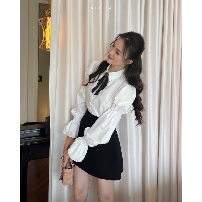 Adélia - Phụ kiện nơ cài áo, thắt lưng, hoa trà tiểu thư