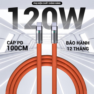 Dây sạc nhanh 120W cao cấp sạc siêu nhanh hỗ trợ nhiều giao diện khác nhau, sạc nhanh tất cả dòng điện thoại.