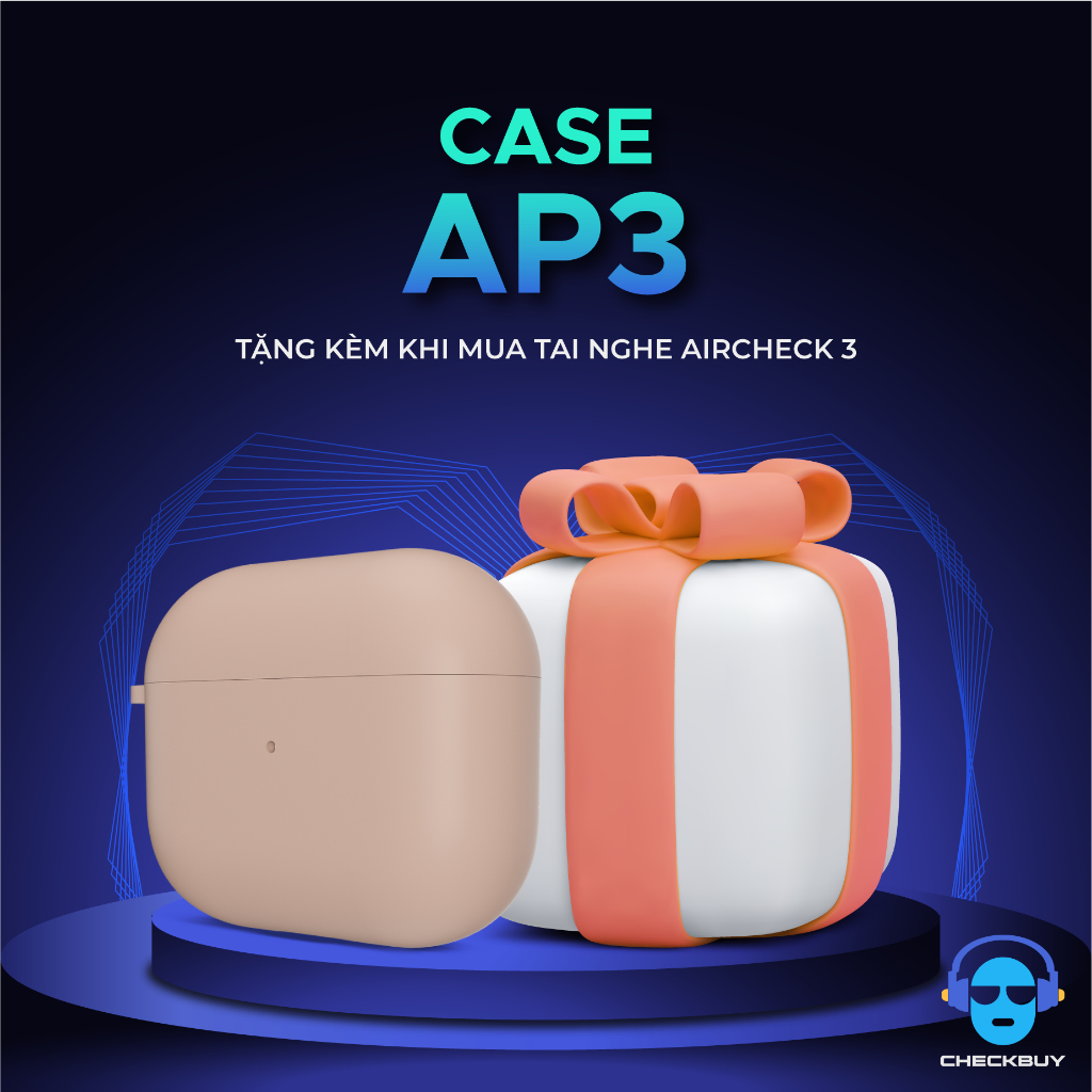 Case Silicon Bảo Vệ Cho Tai Nghe Bluetooth AP3 - Chống Va Đập - Các màu - Giúp tai nghe luôn như mới