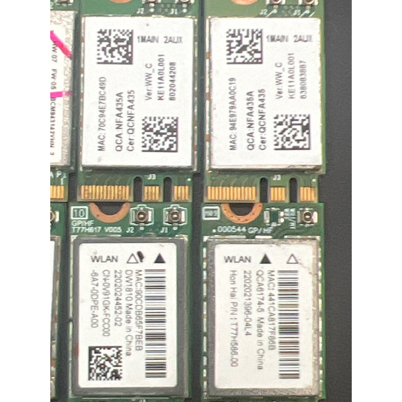 Card WiFi Laptop Intel 8260 8265 3160 3165 chuẩn AC + Blueooth 4.2 Hàng zin tháo máy đã tes ok