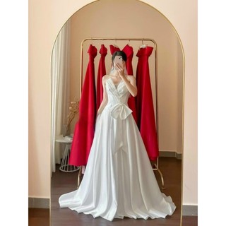 ĐẦM MAXI CUP NƠ EO