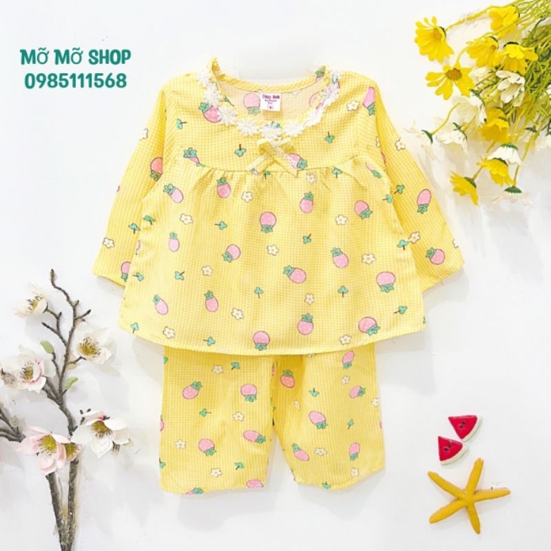 Bộ tole/lanh TDQD bé gái từ 9 - 37kg Link 3