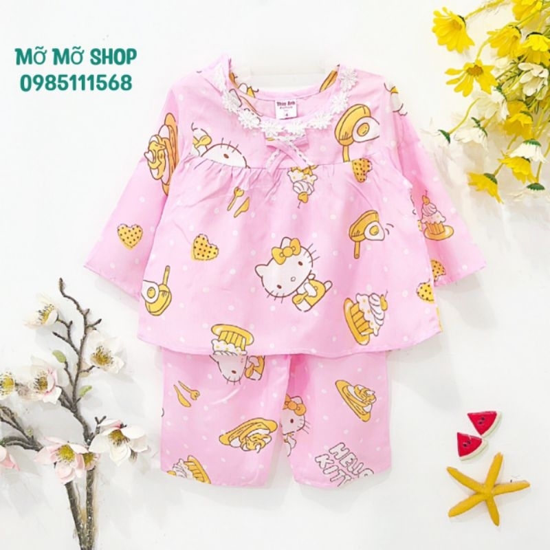 Bộ tole/lanh TDQD bé gái từ 9 - 37kg Link 4