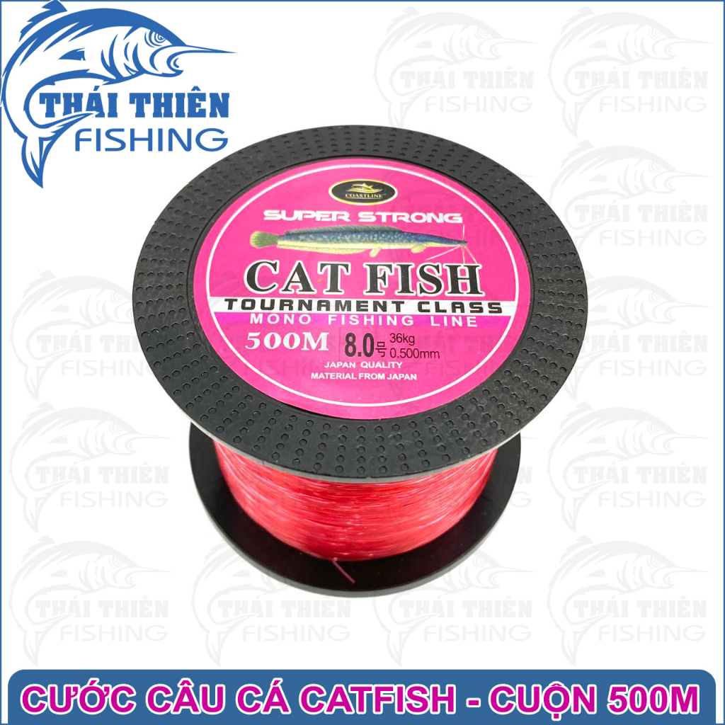 Dây Câu, Cước Câu Cá Catfish Siêu Bạo Lực Cuộn 500m Chuyên Dùng Câu Cá Tra