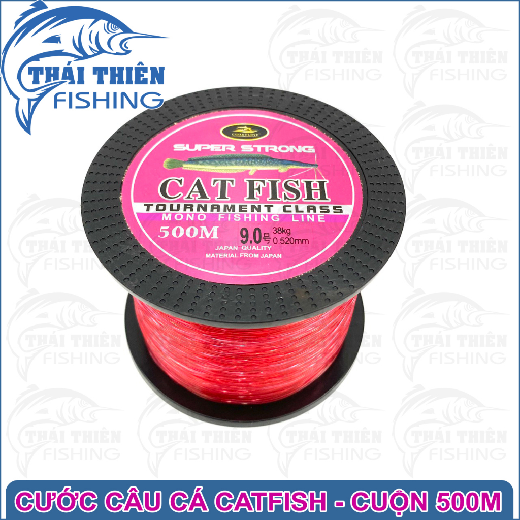 Dây Câu, Cước Câu Cá Catfish Siêu Bạo Lực Cuộn 500m Chuyên Dùng Câu Cá Tra