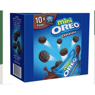 Bánh quy oreo mini sôcôla hộp 10 gói 204g