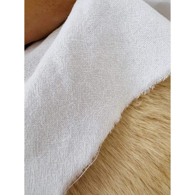 Vải thô cara màu trắng tinh