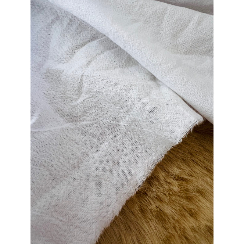 Vải thô cara màu trắng tinh