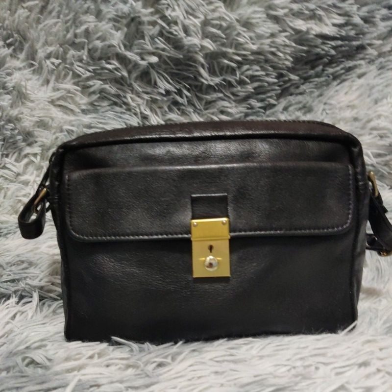 Xách tay túi si Nhật da bò 22cmx17cmx5cm