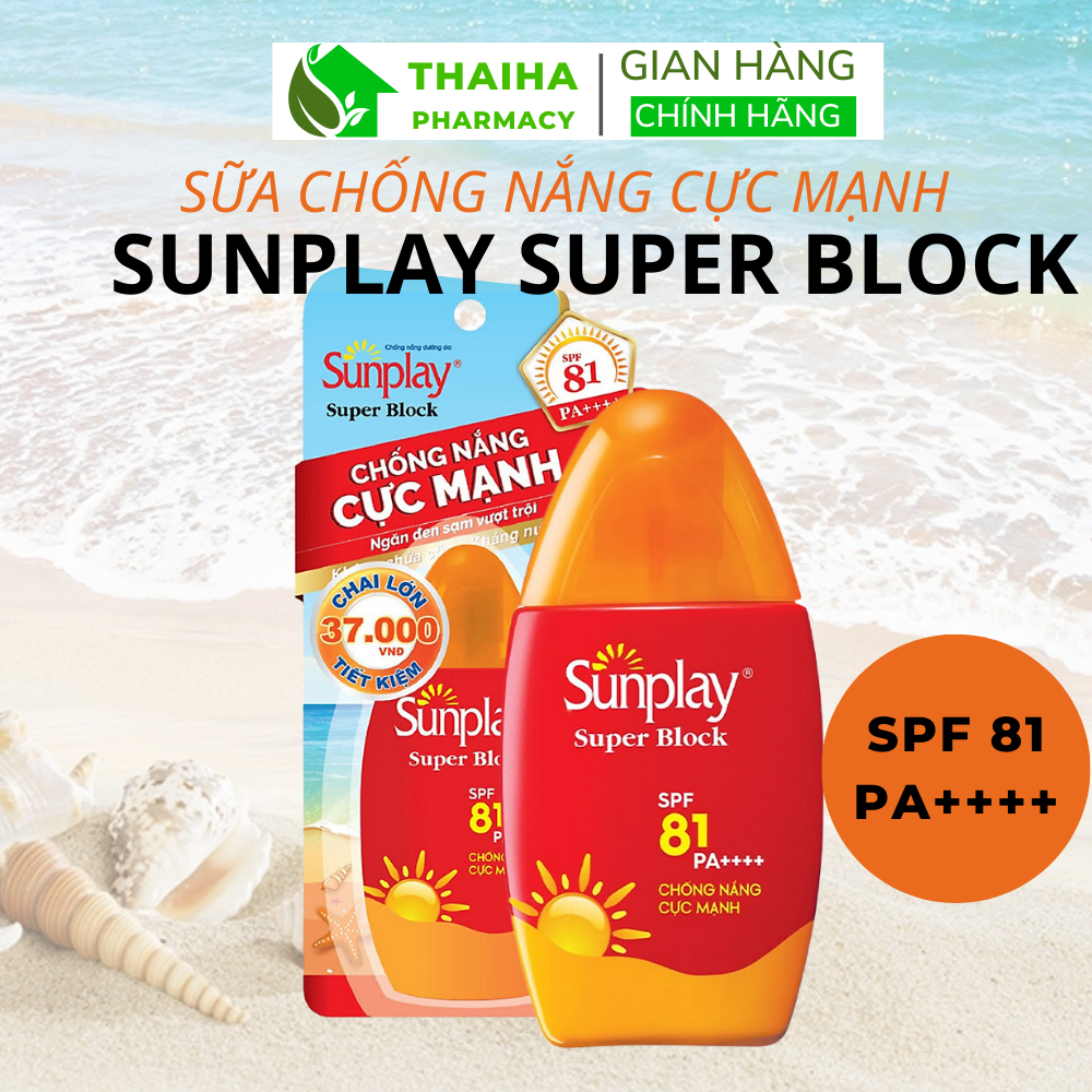 Sữa chống nắng cực mạnh Sunplay Super Block SPF 81, PA++++
