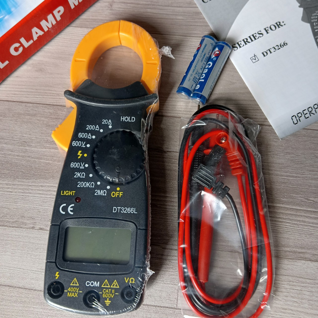 Ampe kìm dòng  DT3266L đồng hồ đo điện vạn năng điện tử kẹp dòng Đo Tụ,Tần Số, Nhiệt Độ