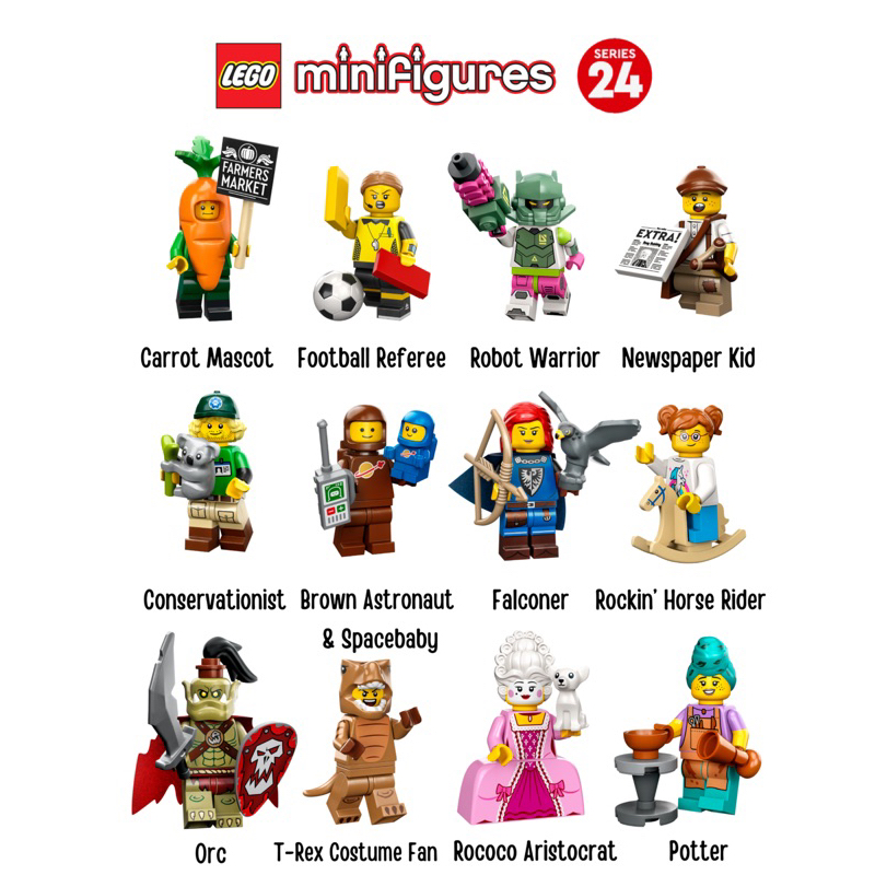 ĐỒ CHƠI LẮP RÁP LEGO MINIFIGURES SERIES 24